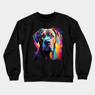 Boxer Rainbow Crewneck Sweatshirt